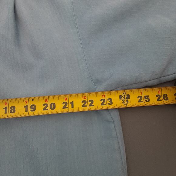 Hook & Tackle Size L Blue Embroidered Marlin Camp Shirt Rayon Polyester - Picture 9 of 10